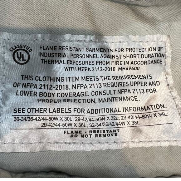 Ariat Mens FR M3 Loose Jeans Cat 2 Flame Resistant Distress 36x30 - Picture 10 of 14